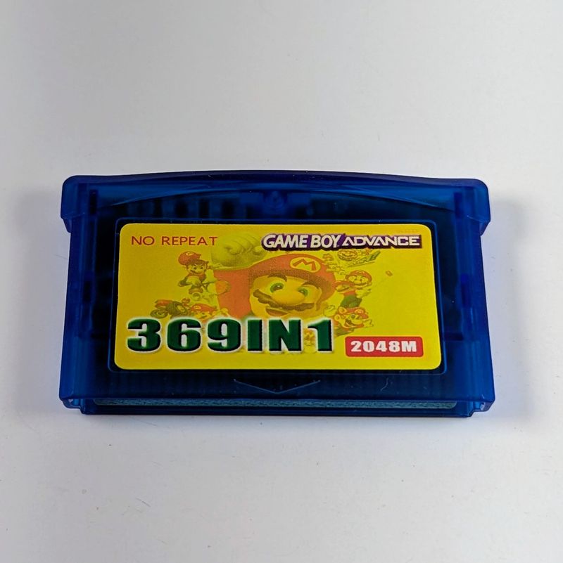 Cartucho 369 en 1 para Game Boy Advance