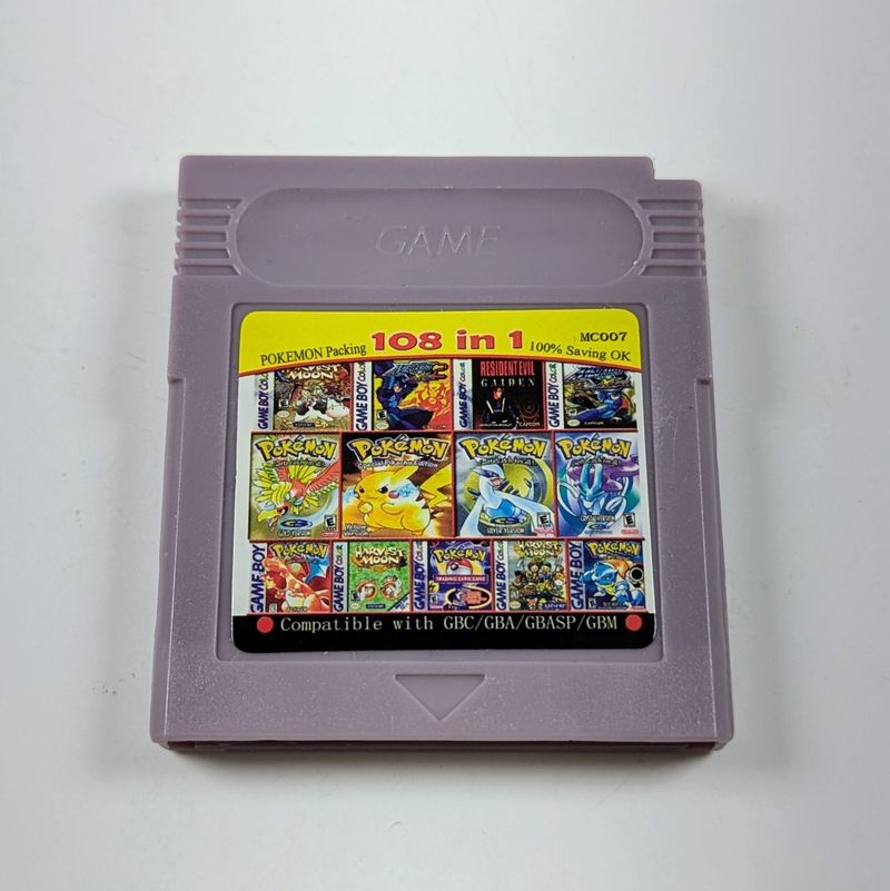 Cartucho 108 en 1 para Game Boy Color