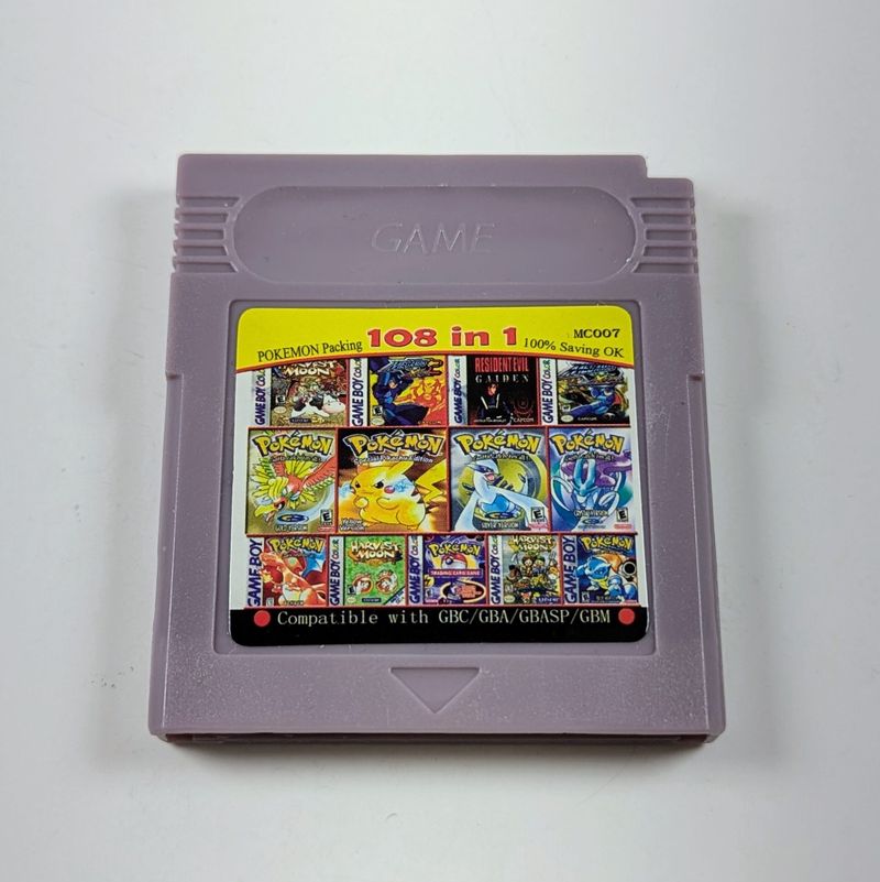 Cartucho 108 en 1 para Game Boy Color