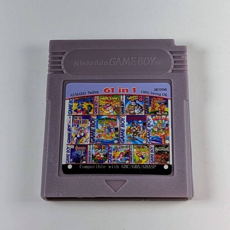 Cartucho 61 en 1 para Game Boy Color