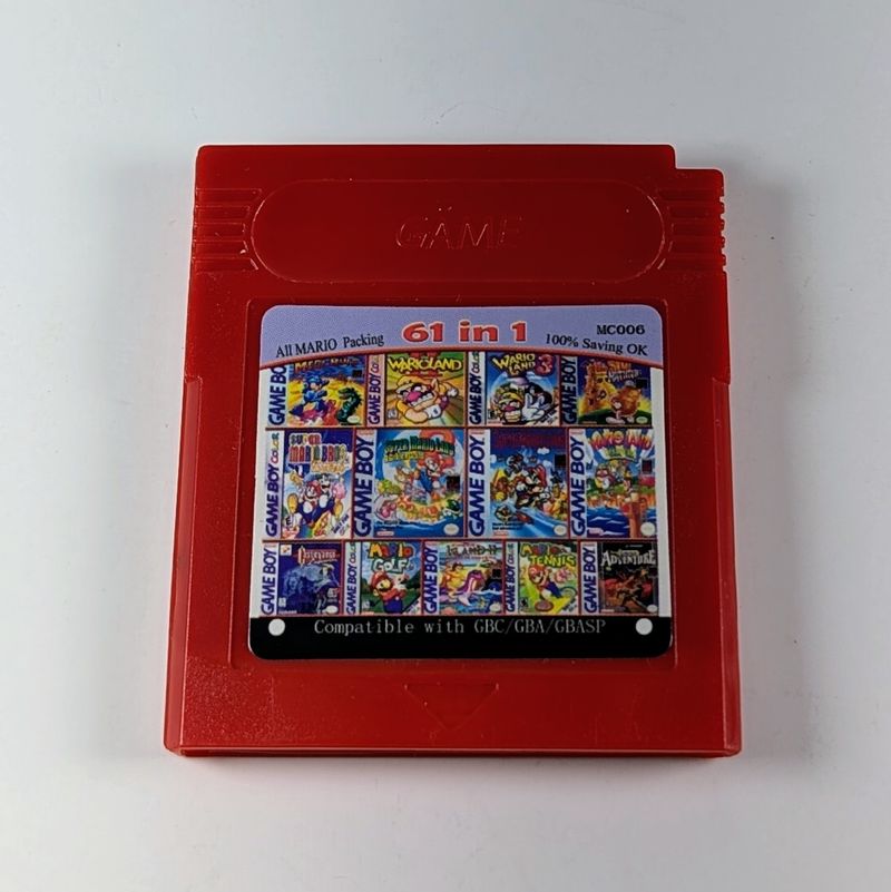 Cartucho 61 en 1 para Game Boy Color