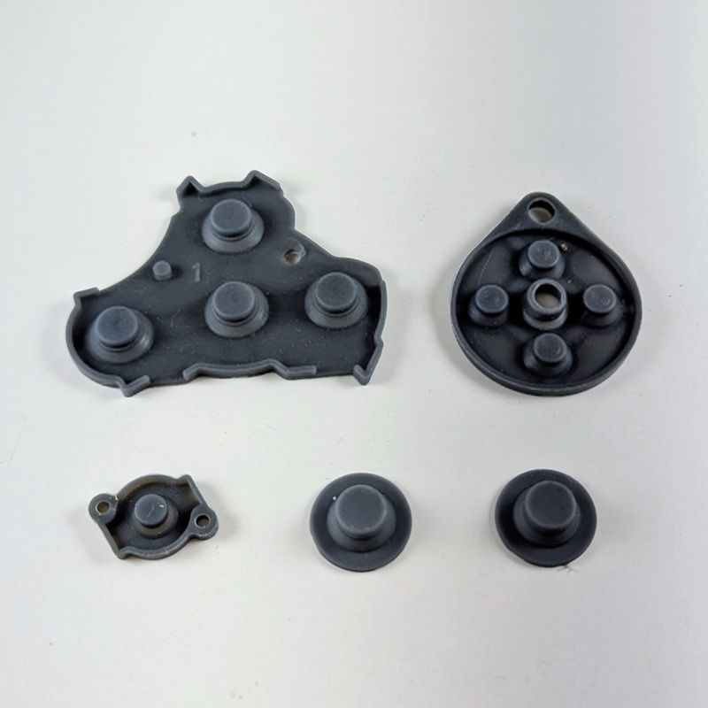 Kit de gomas de botones para control de Nintendo GameCube