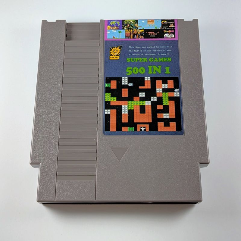 Cartucho 500 en 1 para NES