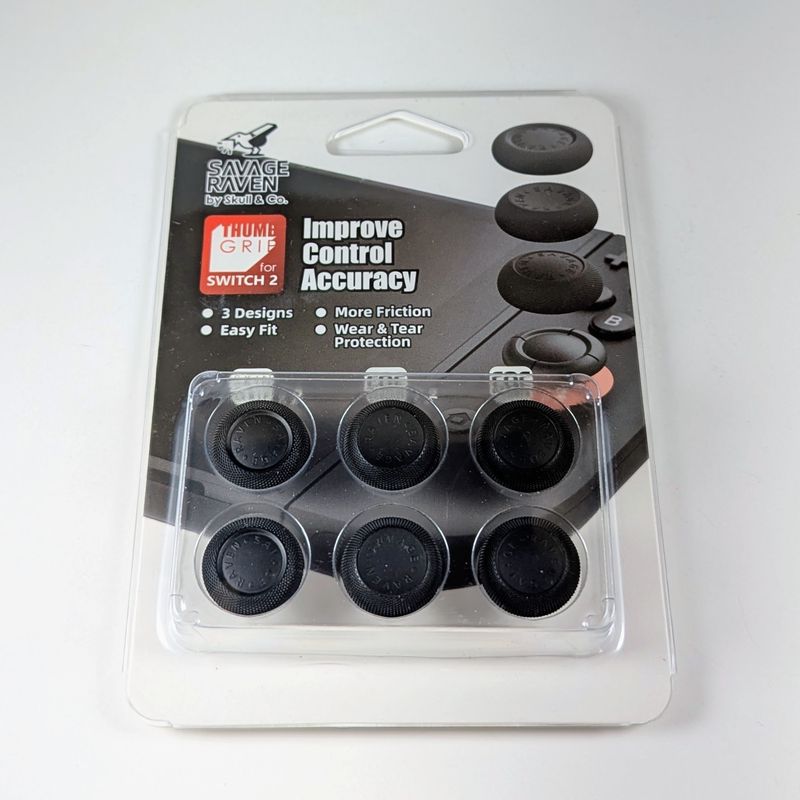 Set de tapas de silicona para joysticks de Switch 2
