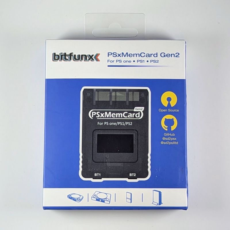 Bitfunx PSxMemCard Gen2 para PS1 y PS2