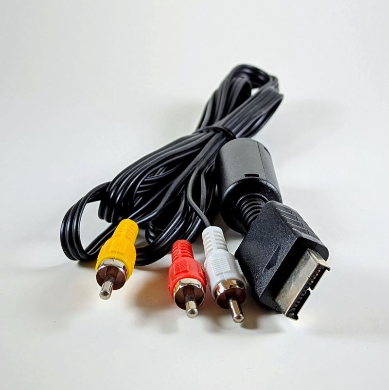 Cable RCA AV para PS1, PS2 y PS3