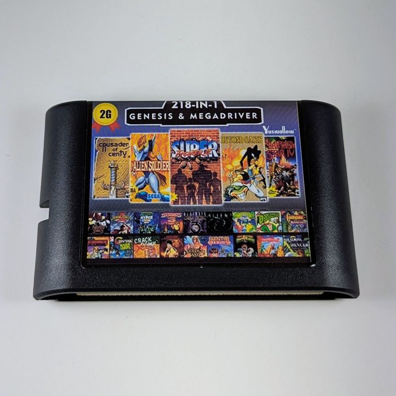 Cartucho 218 en 1 para Sega Genesis